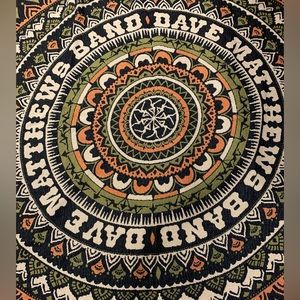 Dave Mathew’s Band tapestry throw blanket.